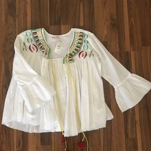 Embroidered summer jacket